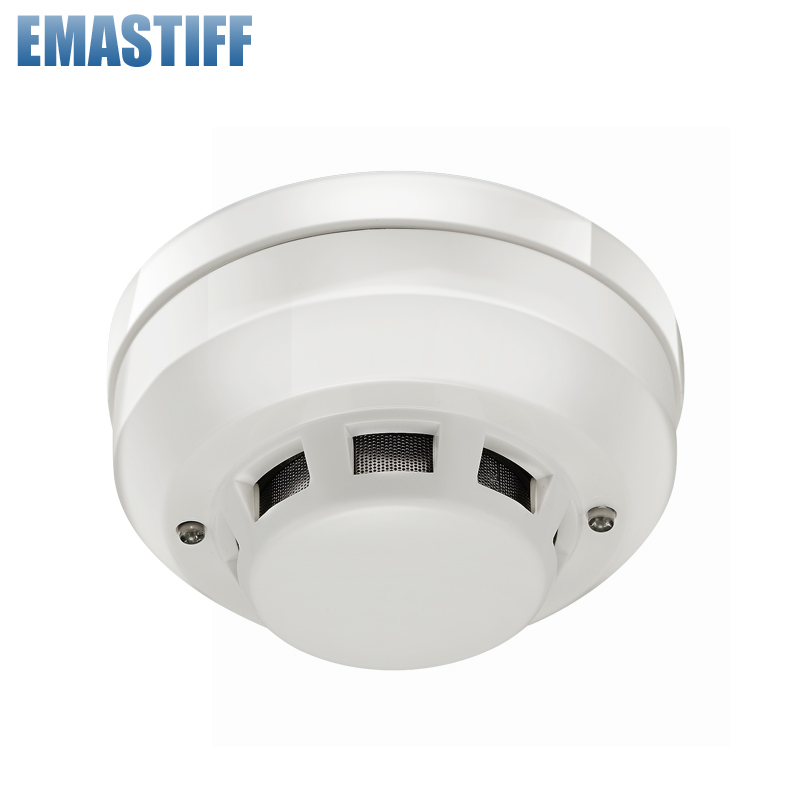 Smoke Detector Interconnected - Fire Alarm Wired Photoelectric Smoke Detector