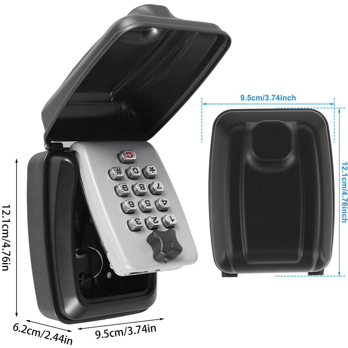 Key Lock Box Wall-Mount Secret - Lockbox Key Secure recension och pris