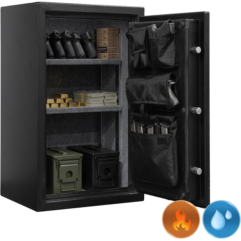 Large Handgun Safe with Digita - Fire Safe Document recension och pris