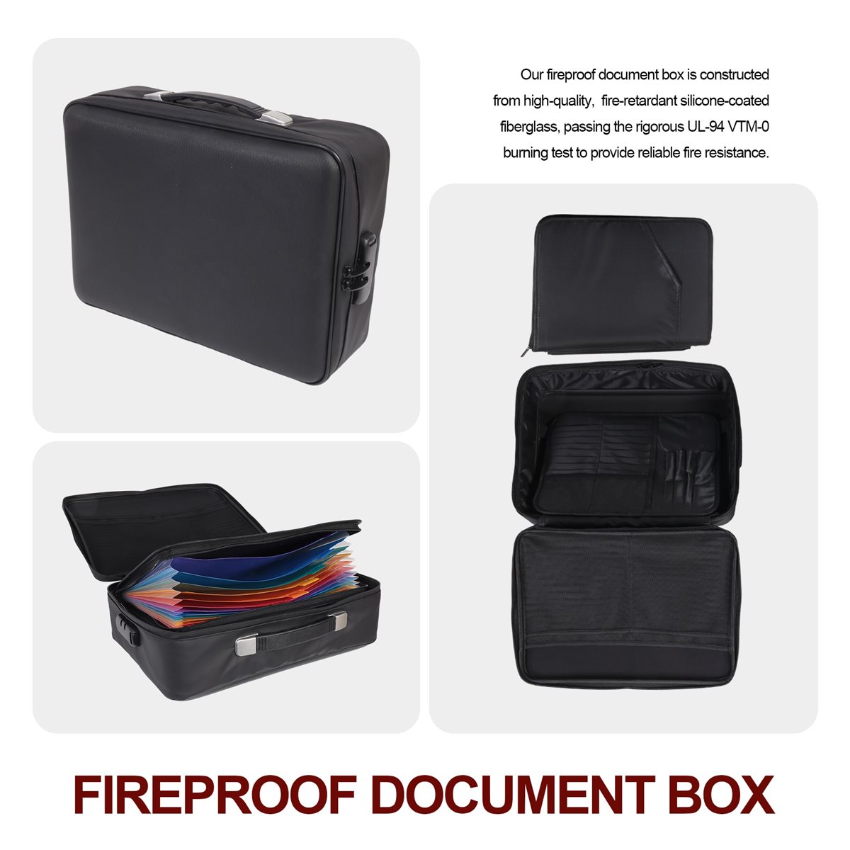 828328 Fireproof Document Box  - Fire Safe Document recension och pris