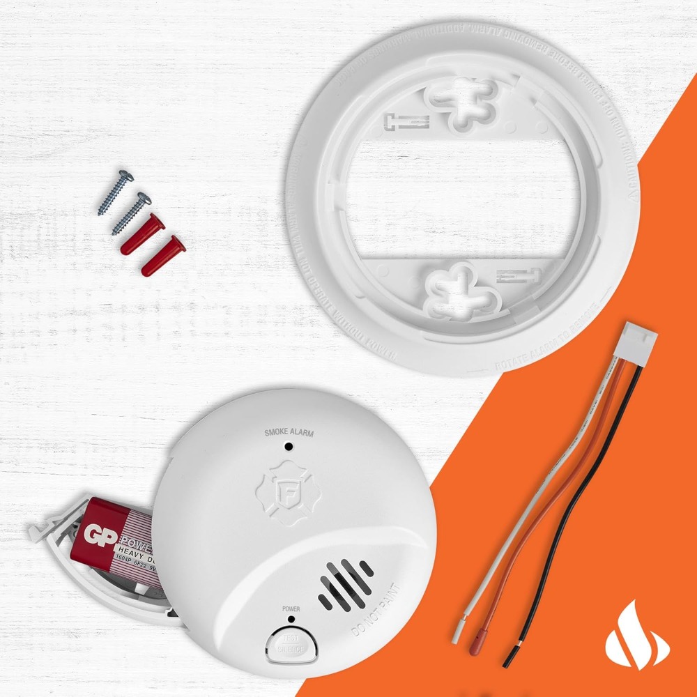 US Shipping Hardwired Intercon - Smoke Detector Interconnected recension och pris
