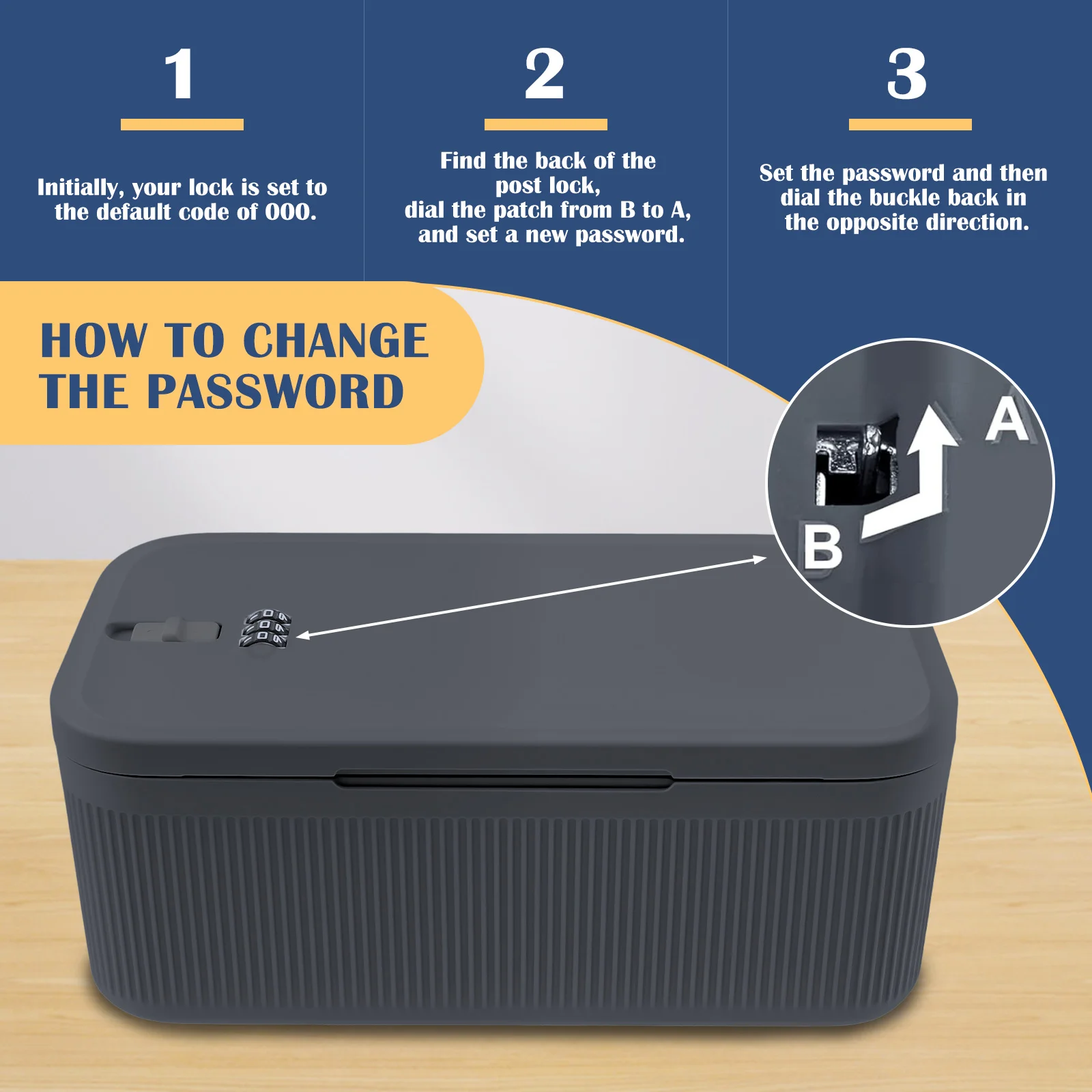 Digital Password Lock Safe Box - Medicine Cabinet Lock recension och pris