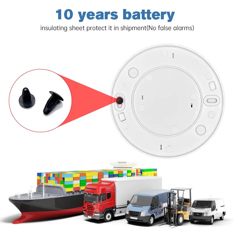 1pc Smoke Detector Warning, In - Smoke Detector Interconnected recension och pris