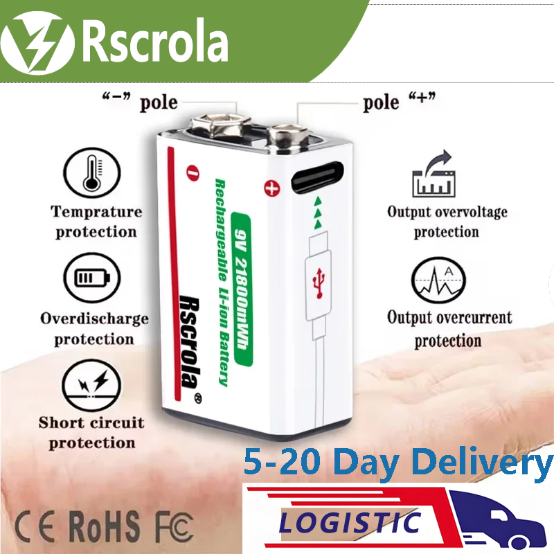 Rscrola 9V 21800mWh Lithium Io - Smoke Detector Interconnected recension och pris