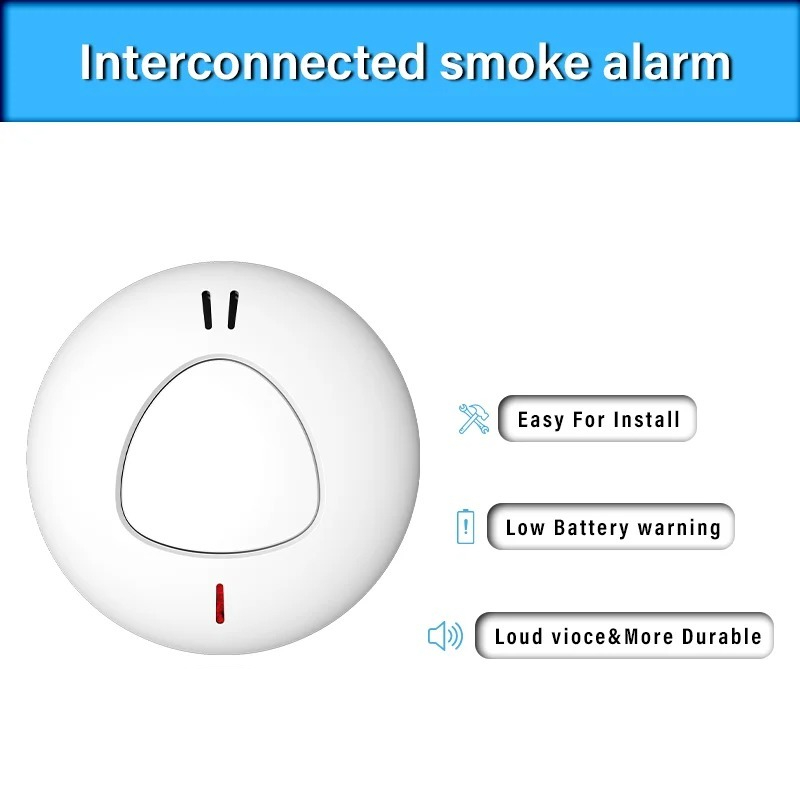 Smart home security alarm syst - Smoke Detector Interconnected recension och pris