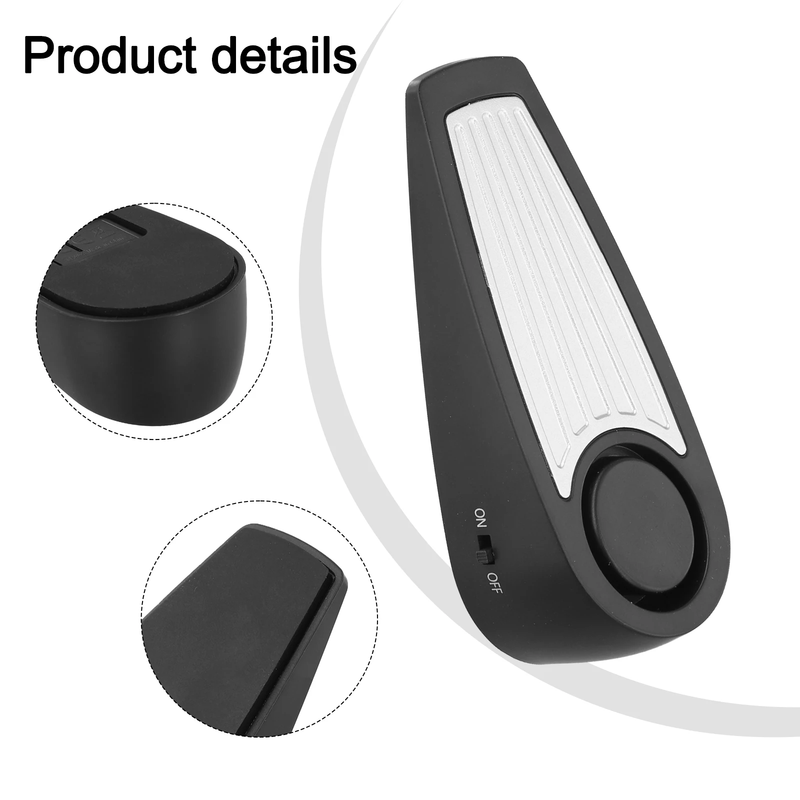 Alarm White Portable Doorstop  - Door Stop Alarm recension och pris