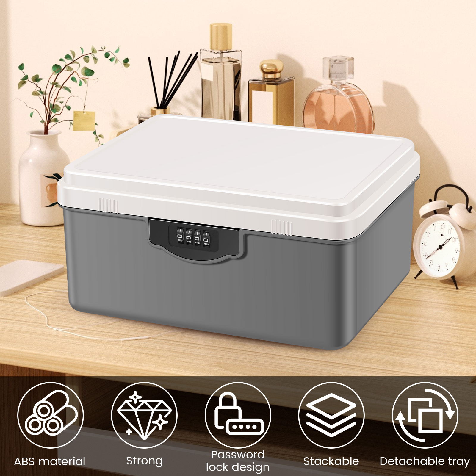 Digital Password Lock Safe Box - Medicine Cabinet Lock recension och pris