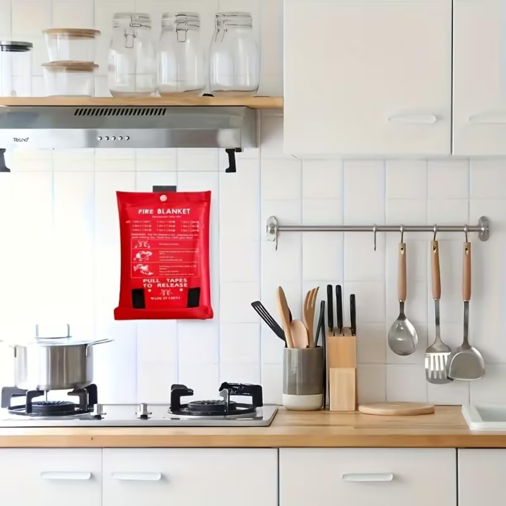 Heat Resistant Emergency Fire  - Fire Blanket Kitchen recension och pris