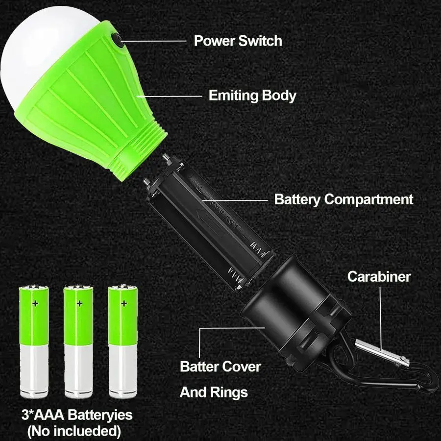 LED Camping Lights Tent Lamp P - Power Outage Light recension och pris