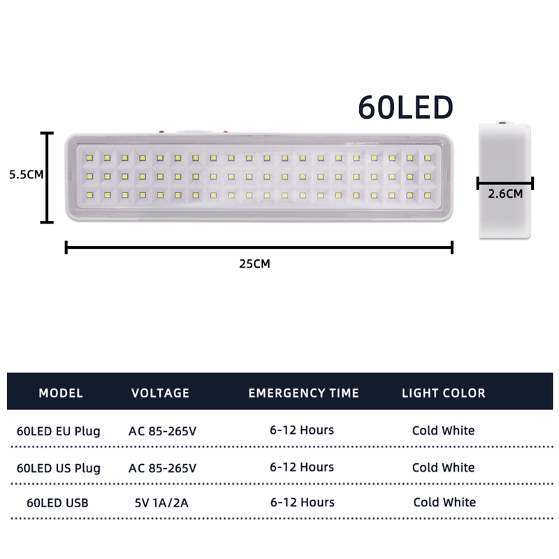 60LED Emergency Fire Fighting  - Power Outage Light recension och pris