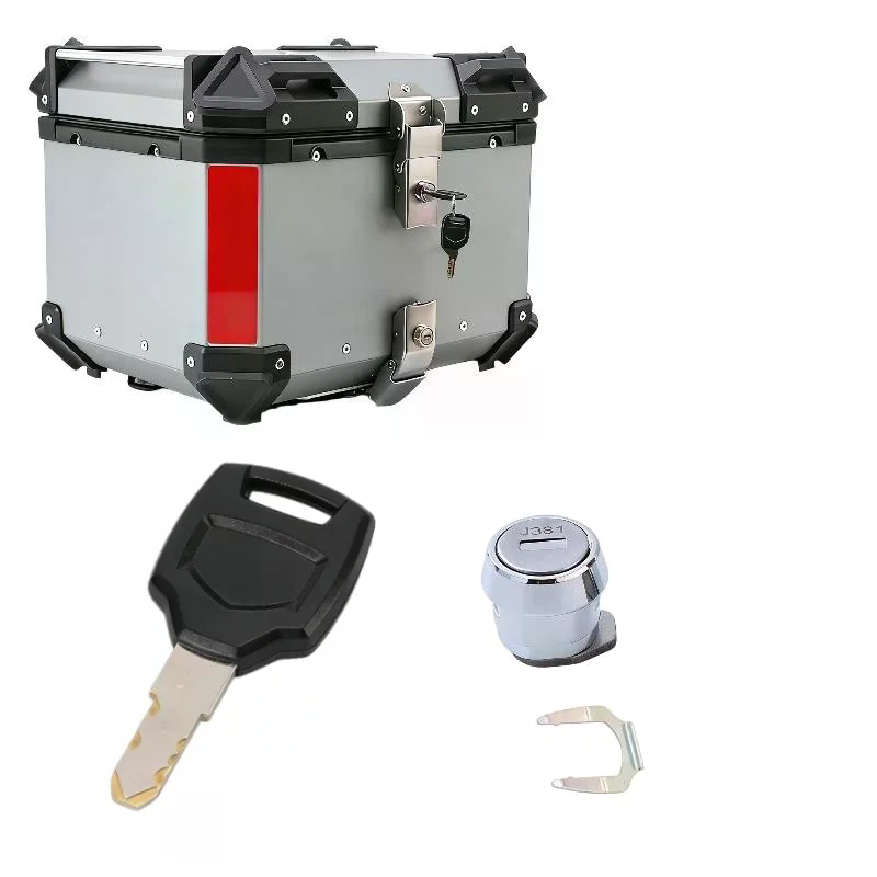 Heavy Duty Motorcycle Top Box  - Lockbox Key Secure recension och pris