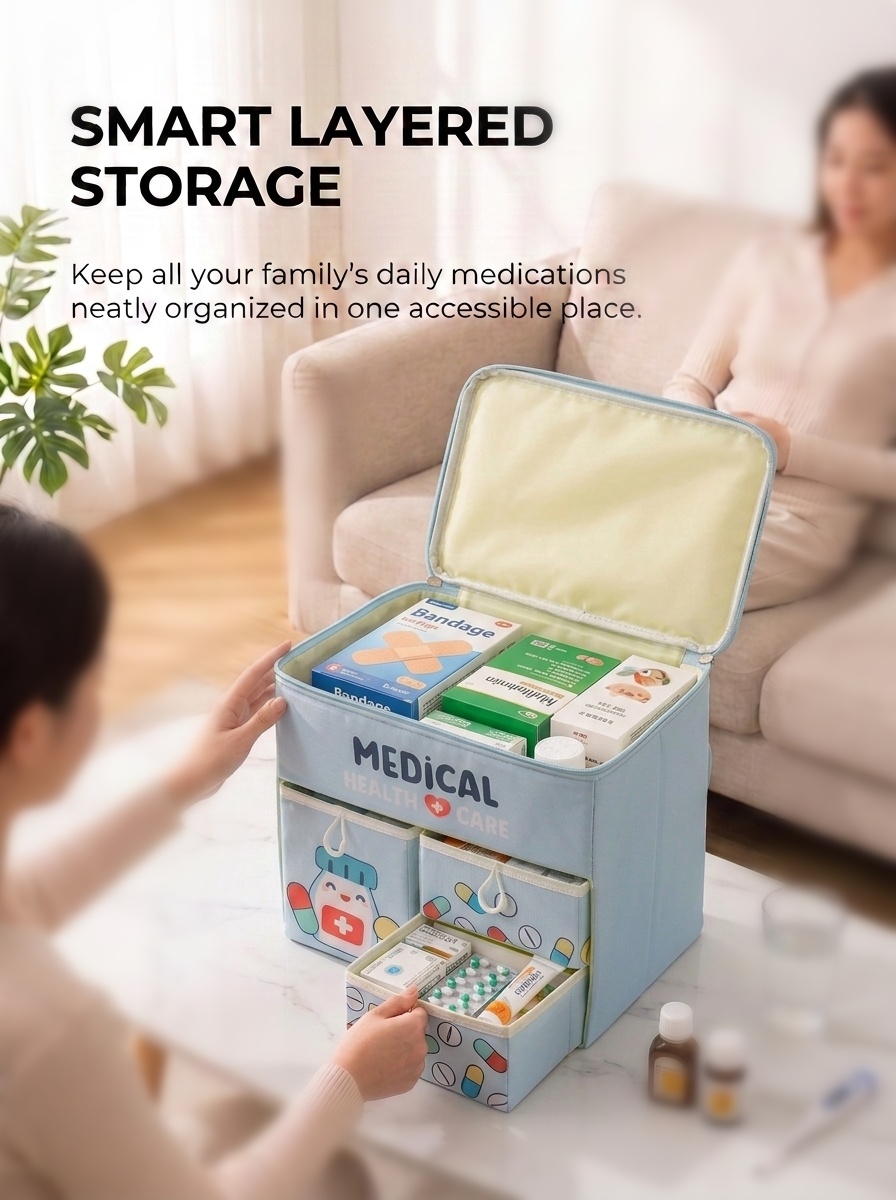 Portable Cartoon First Aid Kit - First Aid Bag Kit recension och pris