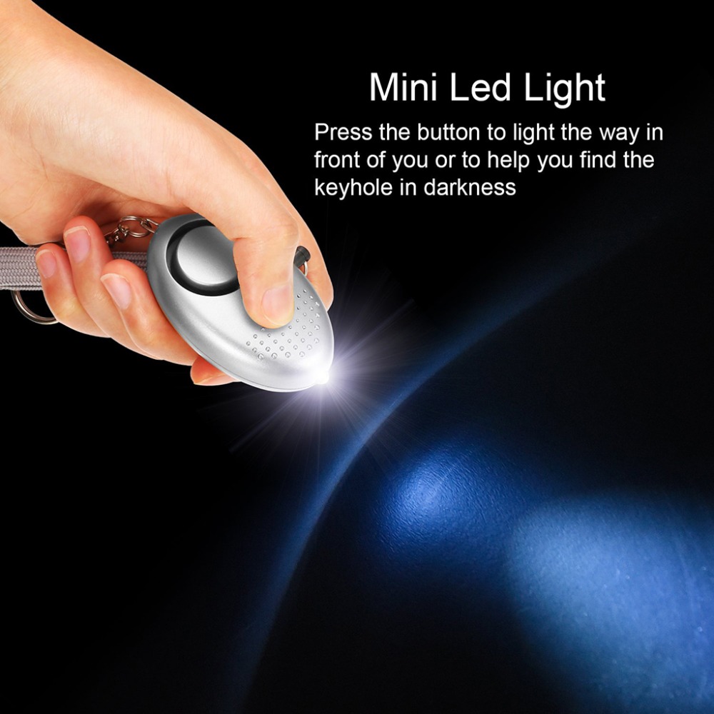 130dB Self Defense Alarm Anti- - Personal Alarm Keychain recension och pris