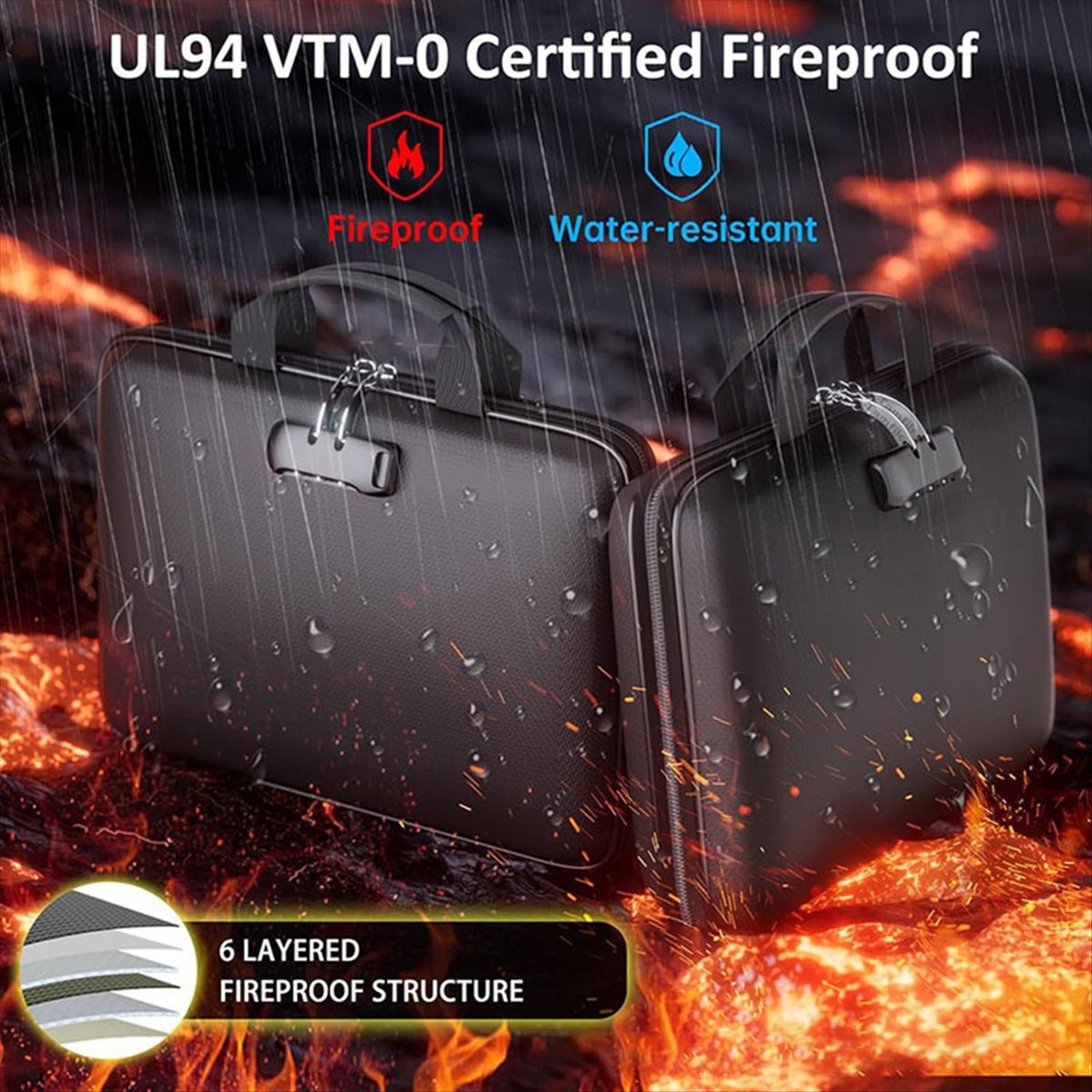 Fireproof Document Organizer B - Fire Safe Document recension och pris