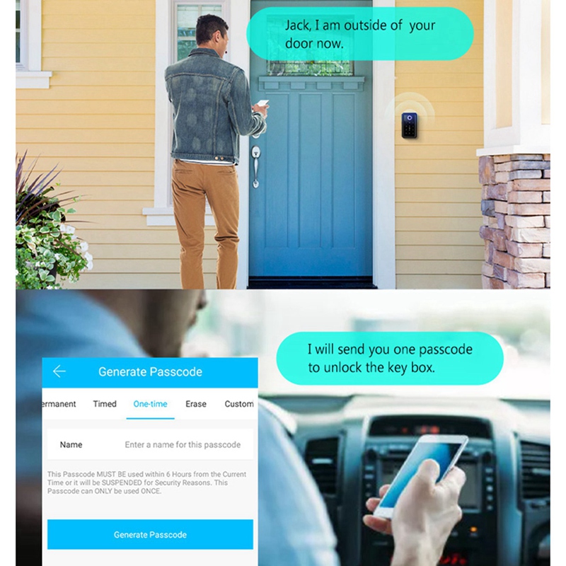 【Hot Cake】10X Smart Key Lock B - Lockbox Key Secure recension och pris