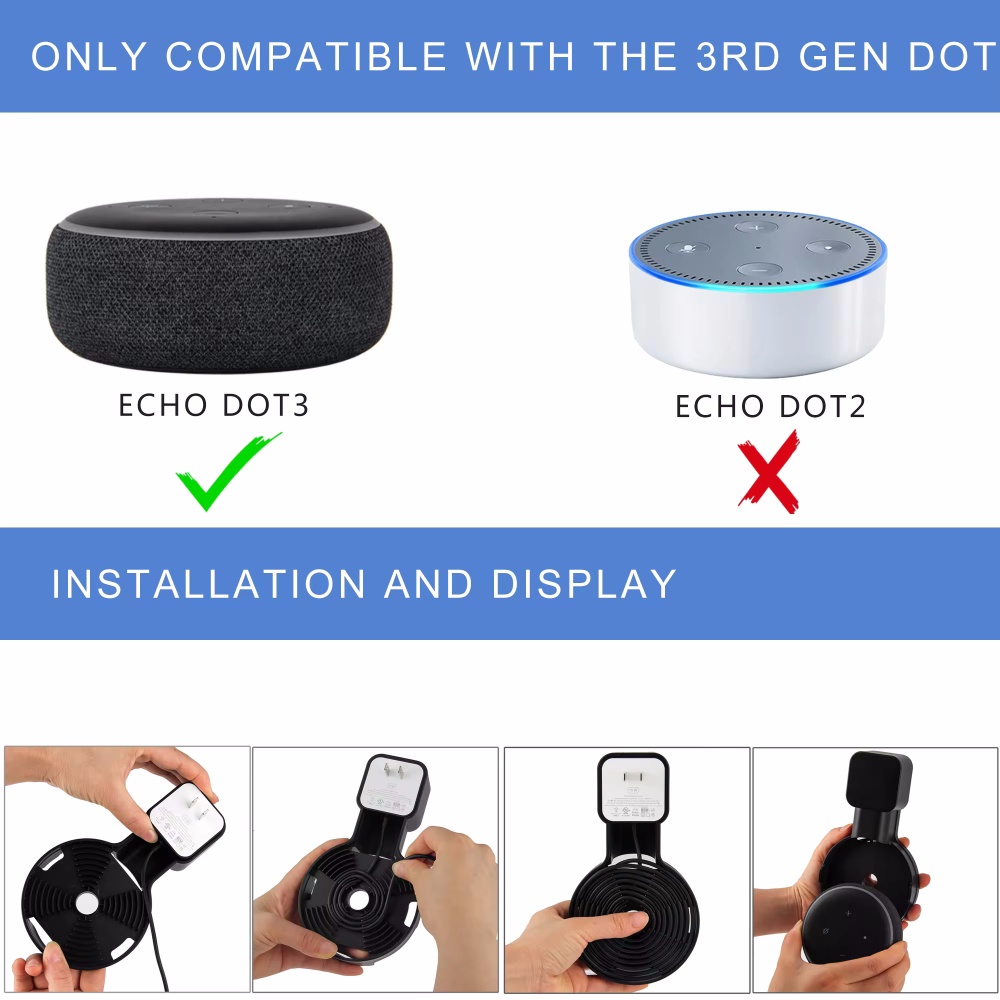 for Echo Dot 3 Wall Mount Hold - Amazon Speaker Echo Pop recension och pris