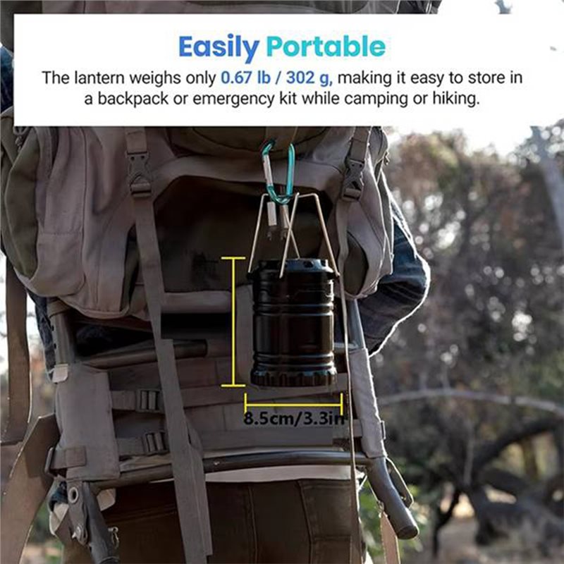 ABAE-4-Pack Solar Camping Lant - Power Outage Light recension och pris