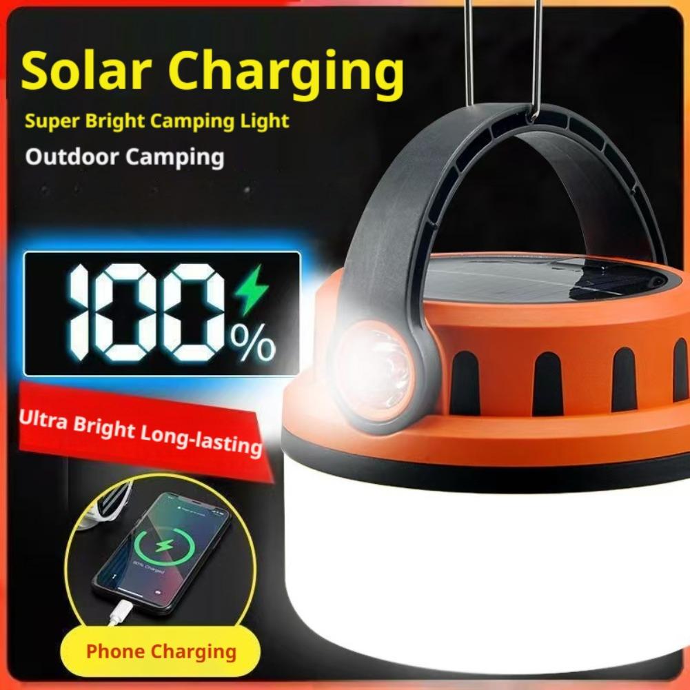 Solar Rechargeable Camping Lan - Power Outage Light recension och pris